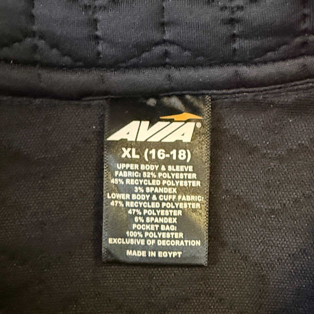 Avia Black Quilted Jacket - Picture 2 of 8